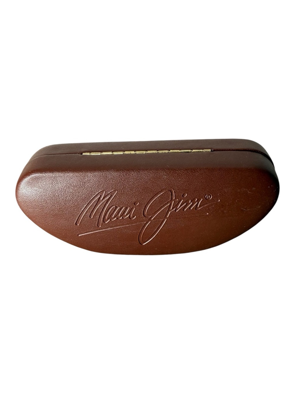 MAUI JIM Brown Hard Clamshell Sunglasses Eyewear Glasses Case